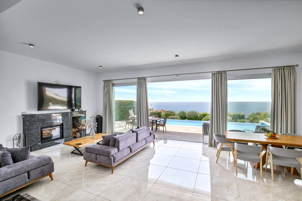 Living room at Olymp Luxury Villa D