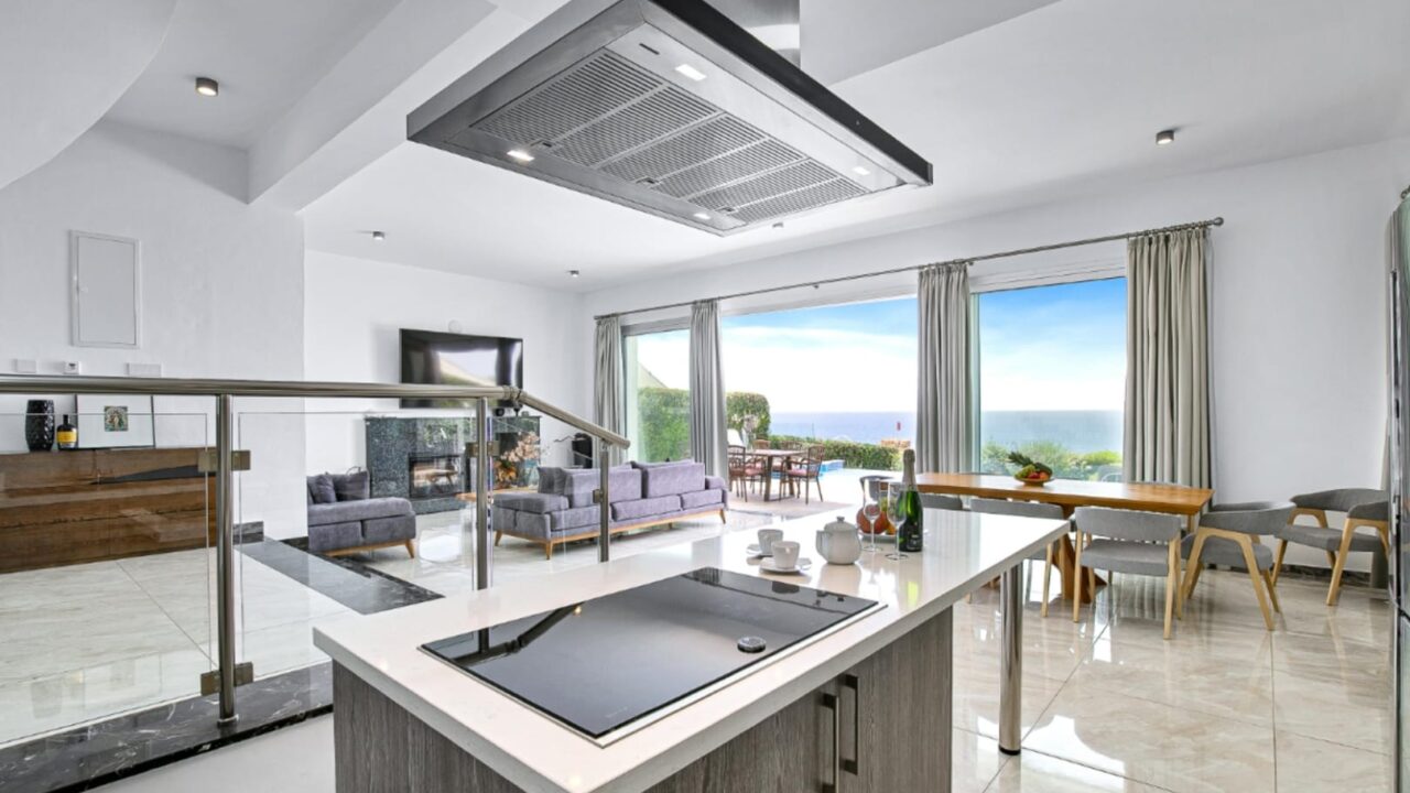 Kitchen Island of Olymp Luxury Villa D