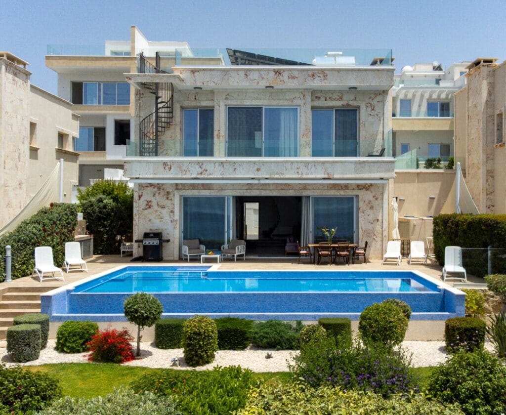 Olymp Luxury Villa View from the seaside