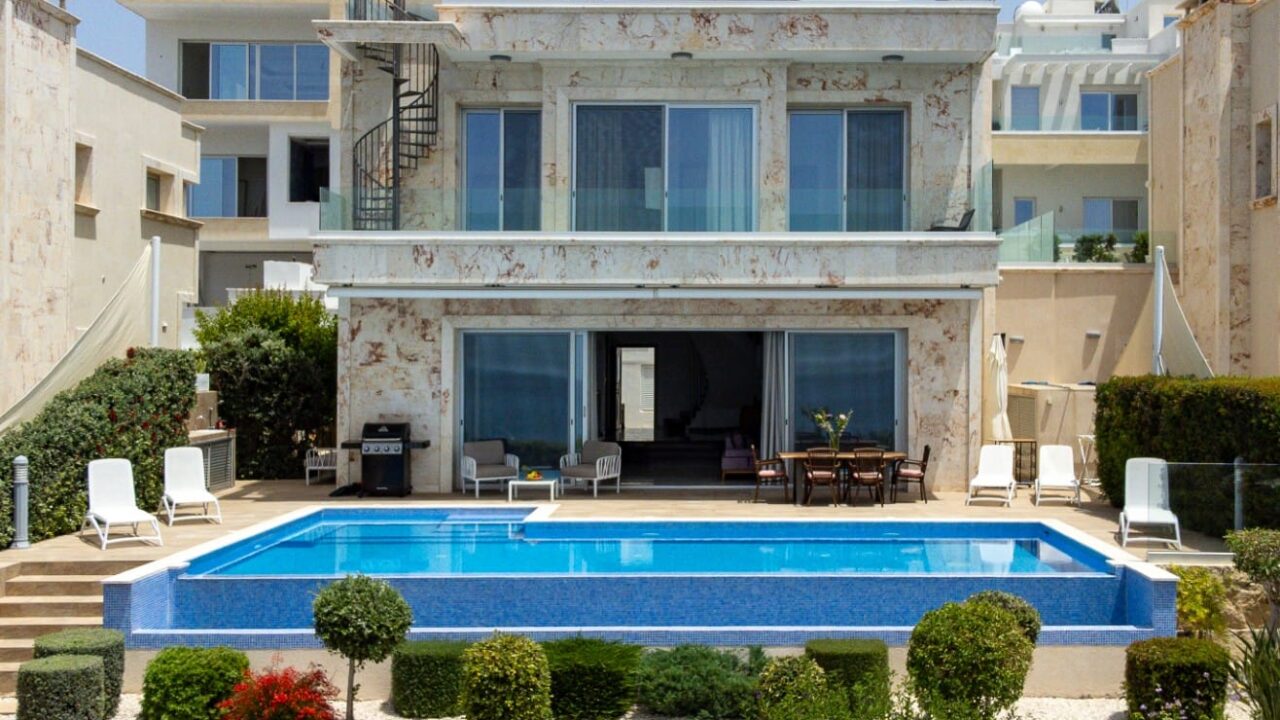 Olymp Luxury Villa View from the seaside