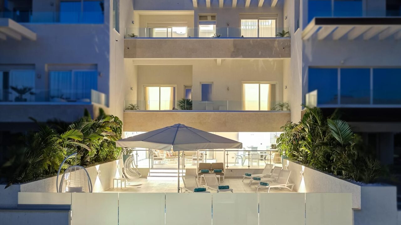 View of Olymp Luxury House from the front View of Olymp Luxury House from the front